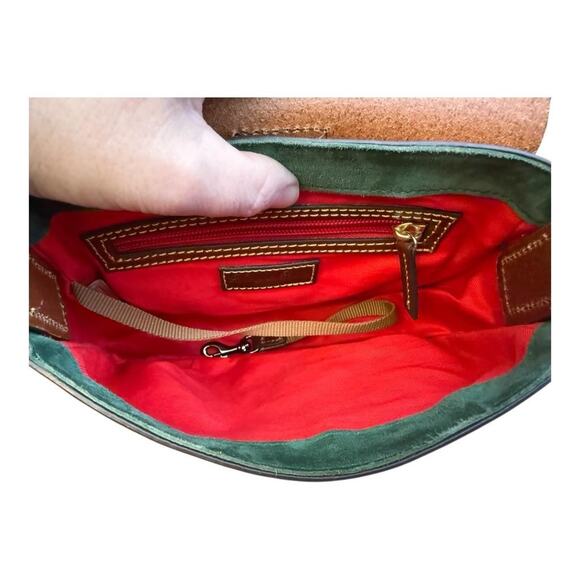 Dooney & Bourke Derby Florentine Crossbody Leather Bag - Picture 11 of 13